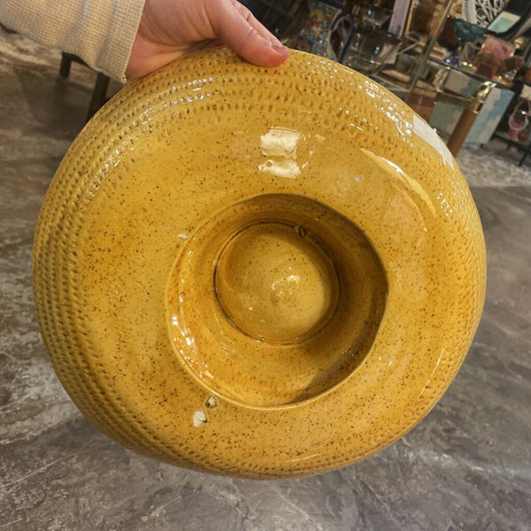 Vintage Metlox California Sombrero Chip and Dip Bowl 13"