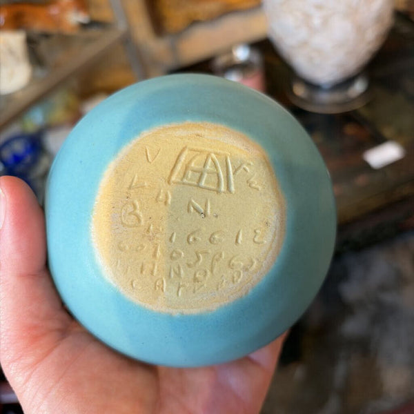 Van Briggle squat vase