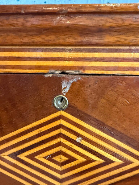 Vintage folk art box
