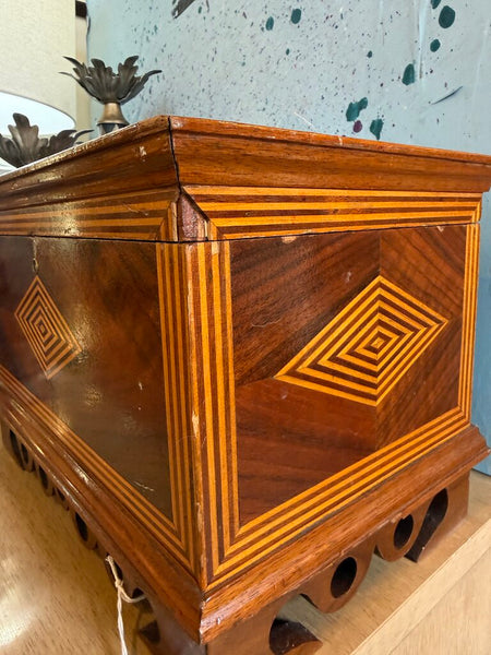Vintage folk art box