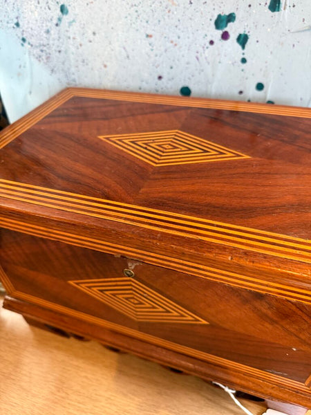 Vintage folk art box