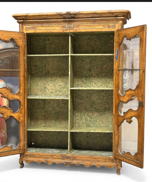 FRENCH CARVED CABINET WITH KEY 70W 22D 93T IN STORE PICKUP ONLY