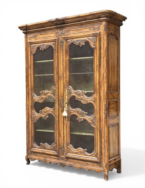 FRENCH CARVED CABINET WITH KEY 70W 22D 93T IN STORE PICKUP ONLY