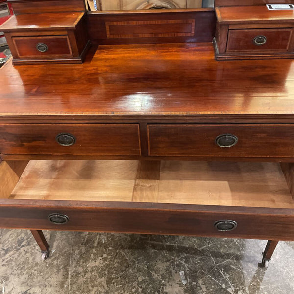 EDWARDIAN INLAID MAHOGANY DRESSER 62T 42W 19D IN STORE PICK UP ONLY