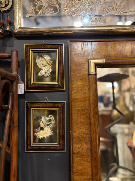 Vintage Cameo on Mirror- SINGLE
