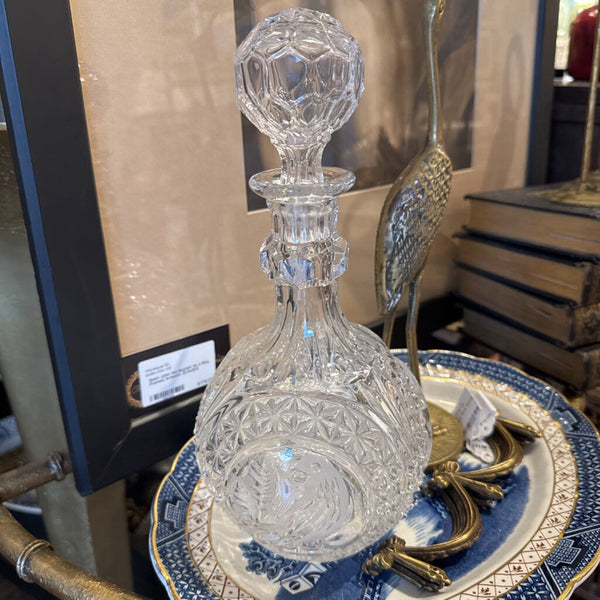 Cut Crystal Bird Decanter