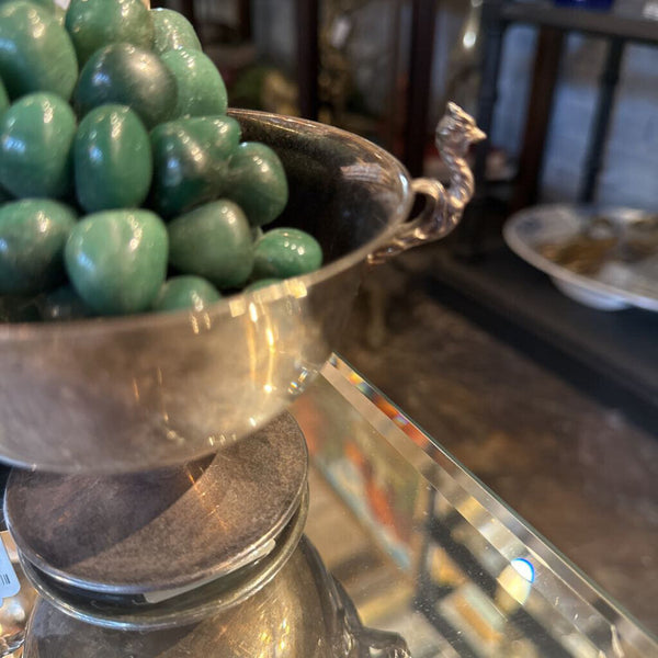 Silverplate Serpent Handled Cup