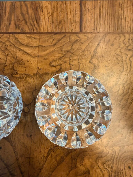 Waterford Candela pair (2) of round taper candleholders