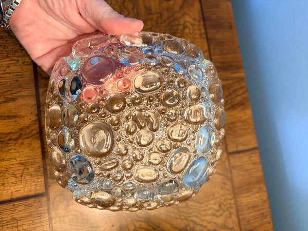 Vintage pebble ashtray 6 inch