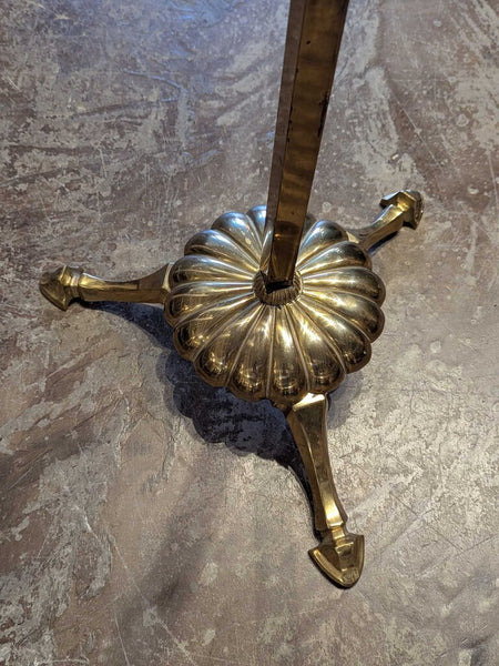 Hollywood Regency Brass Valet 58"Hx17"DIA LSBJ 5.26