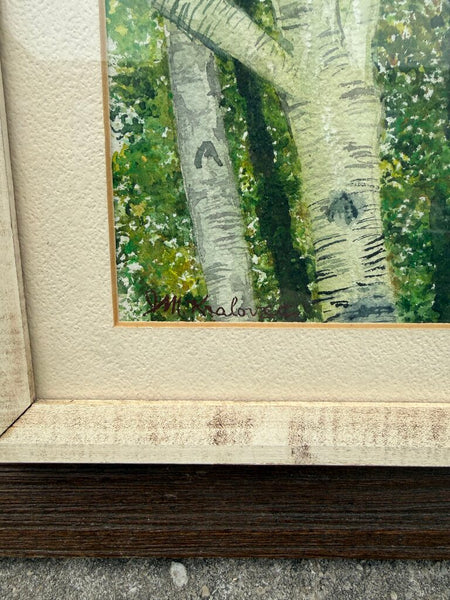 Birch Forest by JM Kralocec 19x23