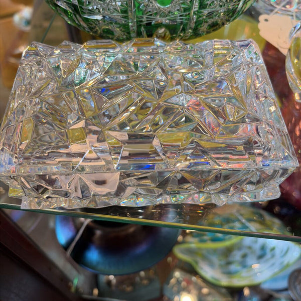 Tiffany & Co trinket box with sticker as found-(small chip bottom corner)