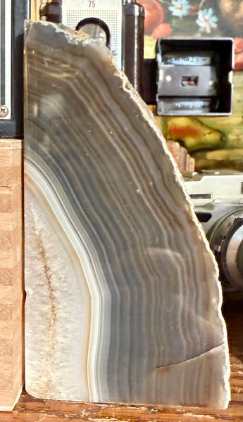 Pair Agate Bookends