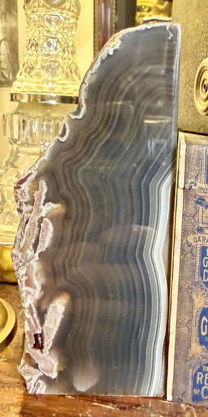 Pair Agate Bookends