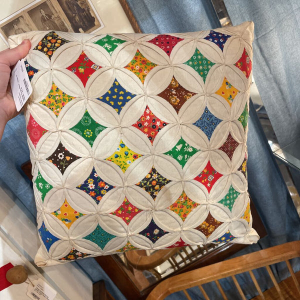 Quilted Throw Pillow - House of Hatten - AS IS