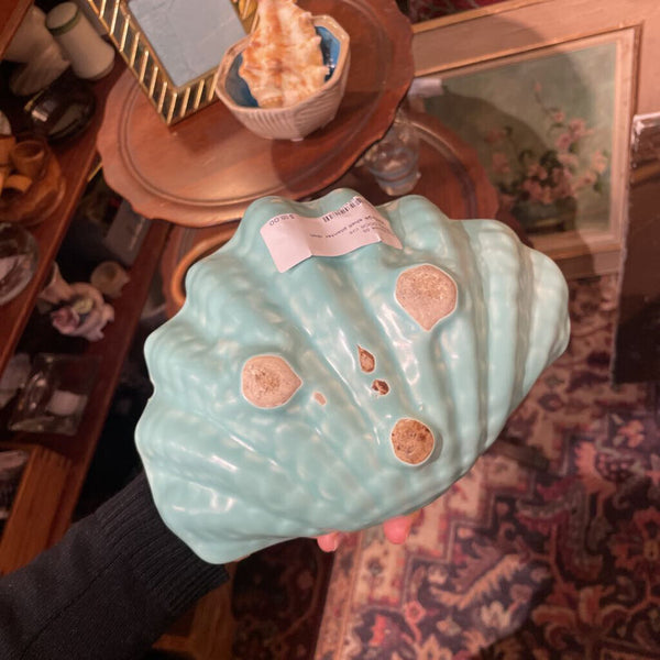 Vintage shell planter dish