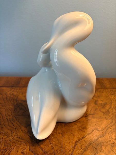 Royal Dux porcelain love ducks