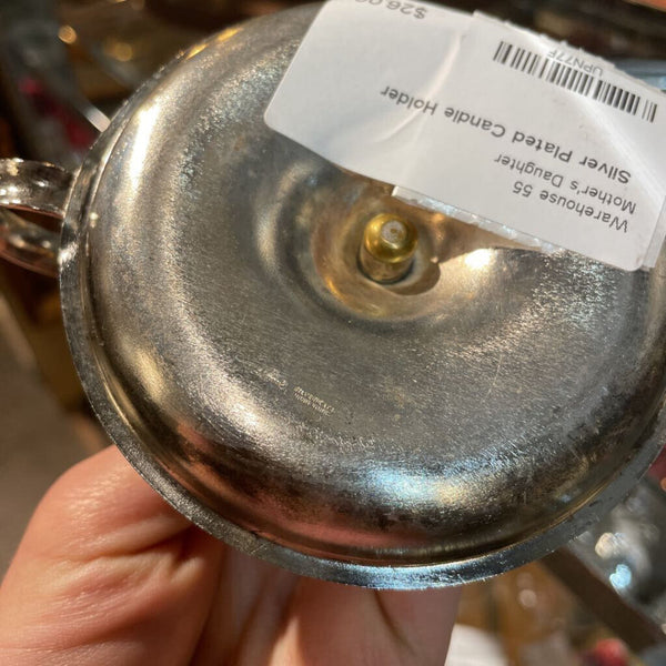 Silver Plated Candle Holder