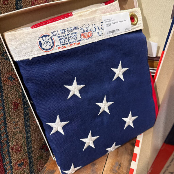 Vintage Flag with original box 3ftx5ft