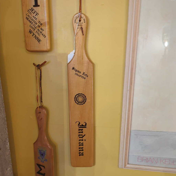 LSBJ - Set of 3, Vintage 1980's Indiana University Sigma Zeta Fraternity Paddles