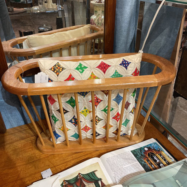 Light Wood Magazine Rack MCM Vintage -- IN STORE PICK UP ONLY