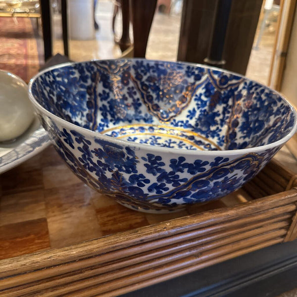 Blue and Gold Bowl