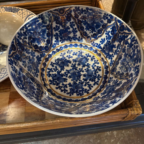Blue and Gold Bowl