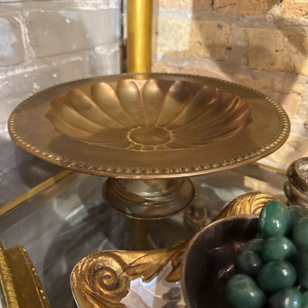Copper Pedestal Bowl