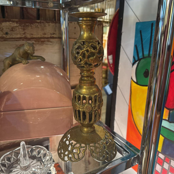 Brass ornate candle holder or pedestal (ea)
