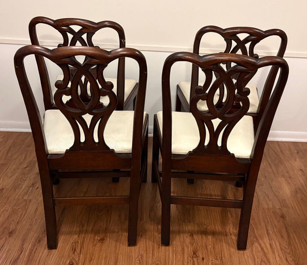 SALE! SET OF FOUR RIBBON BACK DINING CHAIRS FOR REDESIGN