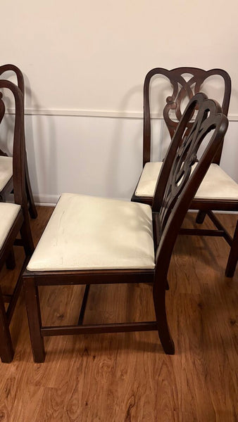 SALE! SET OF FOUR RIBBON BACK DINING CHAIRS FOR REDESIGN