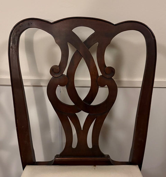 SALE! SET OF FOUR RIBBON BACK DINING CHAIRS FOR REDESIGN