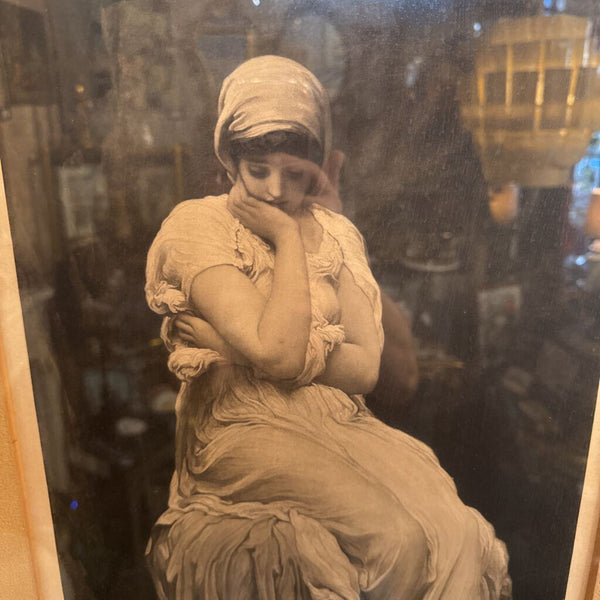 Framed Solitude Print 24x37.5 as found IN STORE PICKUP ONLY