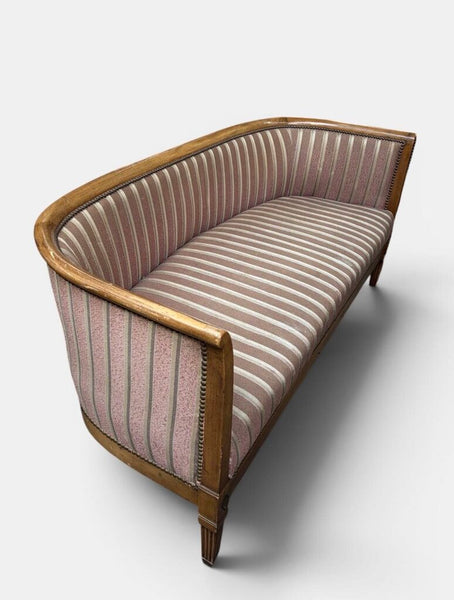 PAIR BIEDERMEIER STYLE SOFAS 28T 60W 25W IN STORE PICK UP