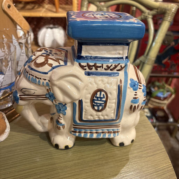 Small chinoiserie elephant plant stand