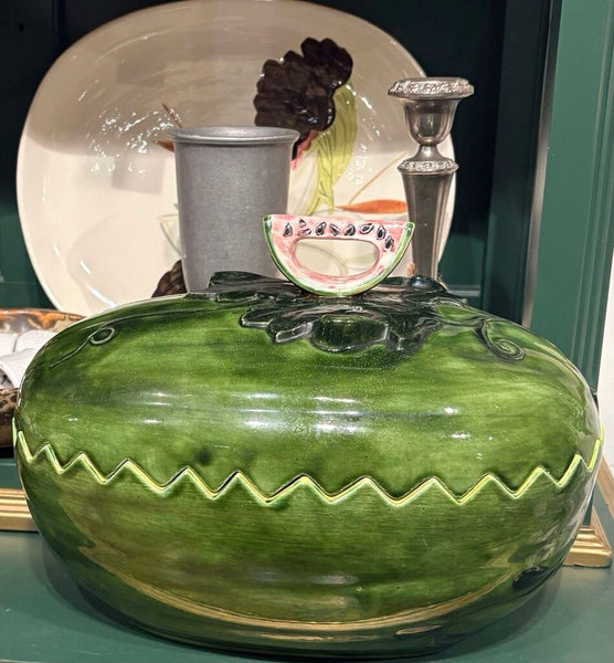 WATERMELON LIDDED BOWL