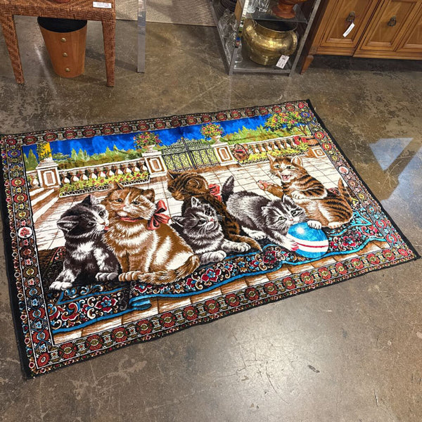 CAT TAPASTERY RUG 48X74