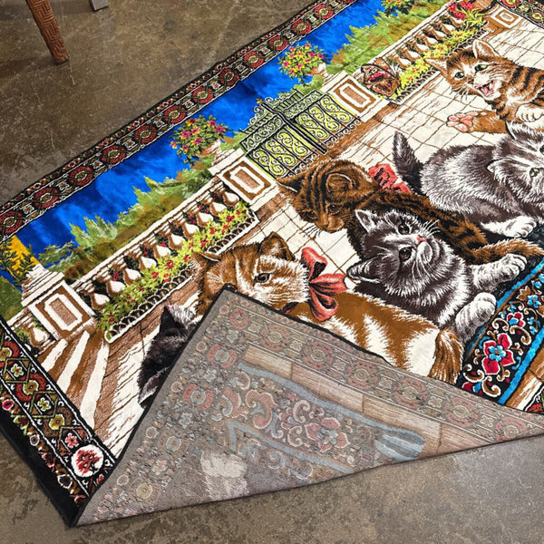 CAT TAPASTERY RUG 48X74