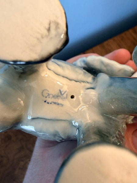 Vintage German Goebel porcelain elephants figure