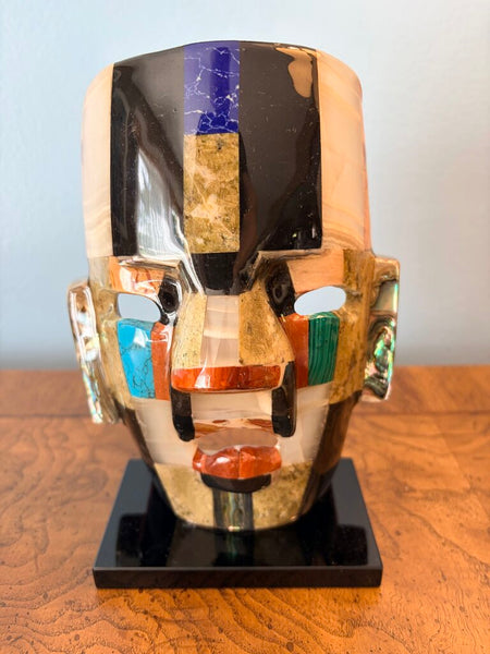 Semi precious stone, large mask