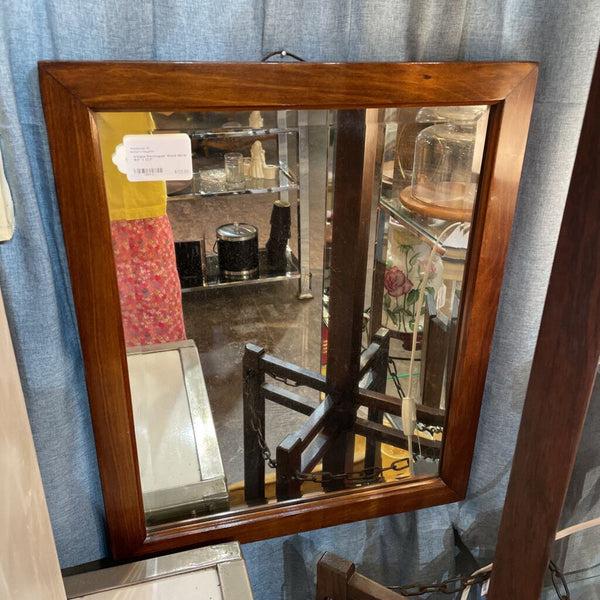 Antique Rectangular Wood Mirror 18.5" x 22.5" IN STORE PICK UP ONLY