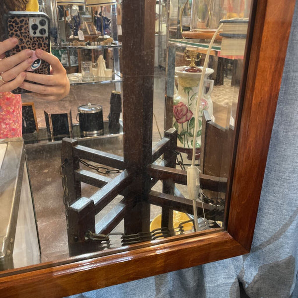 Antique Rectangular Wood Mirror 18.5" x 22.5" IN STORE PICK UP ONLY