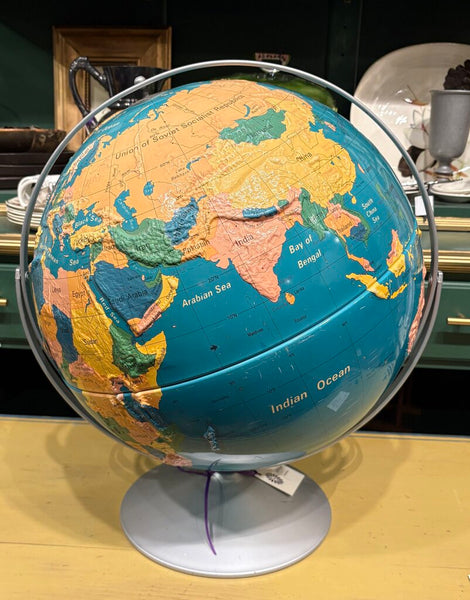 MONUMENTAL 1980s NYSTROM 16"GLOBE | 20.5"H | IN STORE PICK UP ONLY