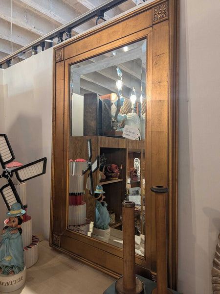 LSBJ - Antiqued Gold Wood Frame Mirror 24x38", In-Store Pick Up Only