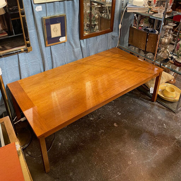 Vintage Danish Teak Coffee Table-- wear consistent w/ age. has a beautiful patina -- 35.5" x 28" x 17" IN STORE PICK UP ONLY