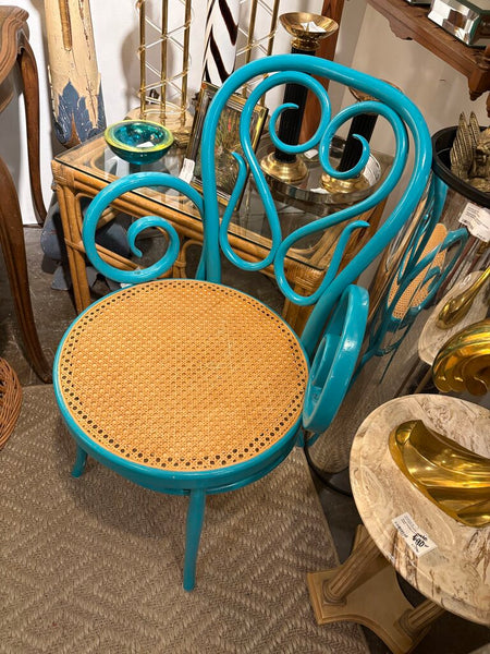 Antique lacquered Italian bentwood bistro armchair