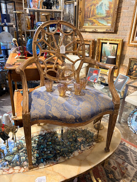Dorothy Thorpe gold fleck cocktail set
