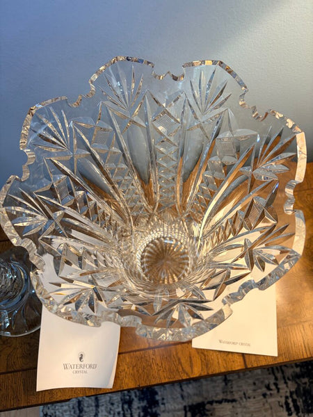 Waterford Maritana 14 inch vase designed by Billy Briggs for the designers gallery of Waterford Crystal