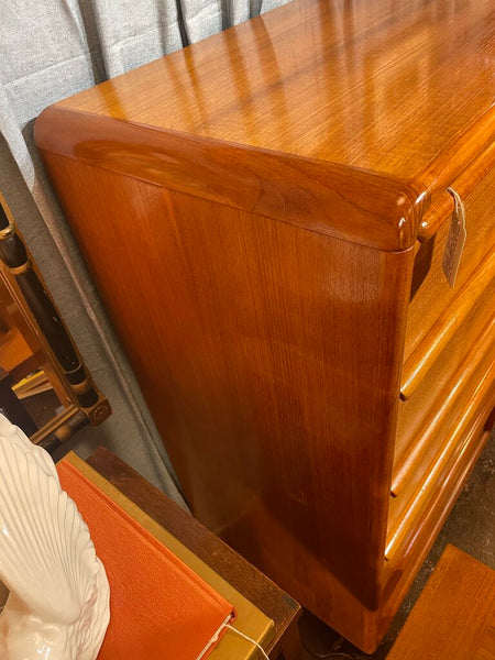 Teak Gentlemans Chest/Dresser/ Armoire --Produced in 1960s-70s by Kibaek Mobelfabrik in Denmark --51"W x 46"T x 19"D -- IN STORE PICK UP ONLY