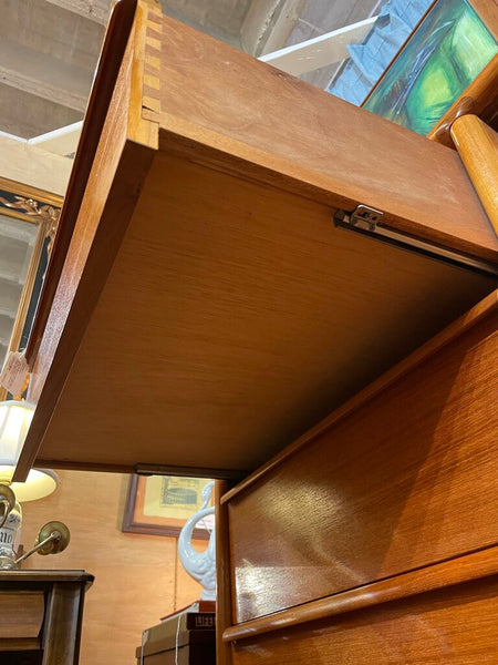 Teak Gentlemans Chest/Dresser/ Armoire --Produced in 1960s-70s by Kibaek Mobelfabrik in Denmark --51"W x 46"T x 19"D -- IN STORE PICK UP ONLY